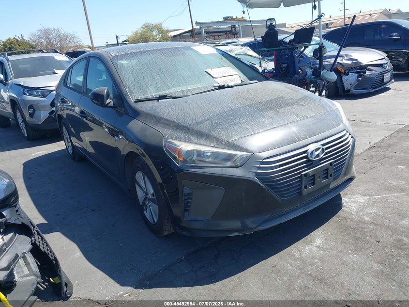 2019 Hyundai Ioniq VIN KMHC65LC6KU132685 IAAI salvage auction — LEFT SIDE, Salvage Certificate (California), sold $2,600 on 2026-07-22 (photo 1)