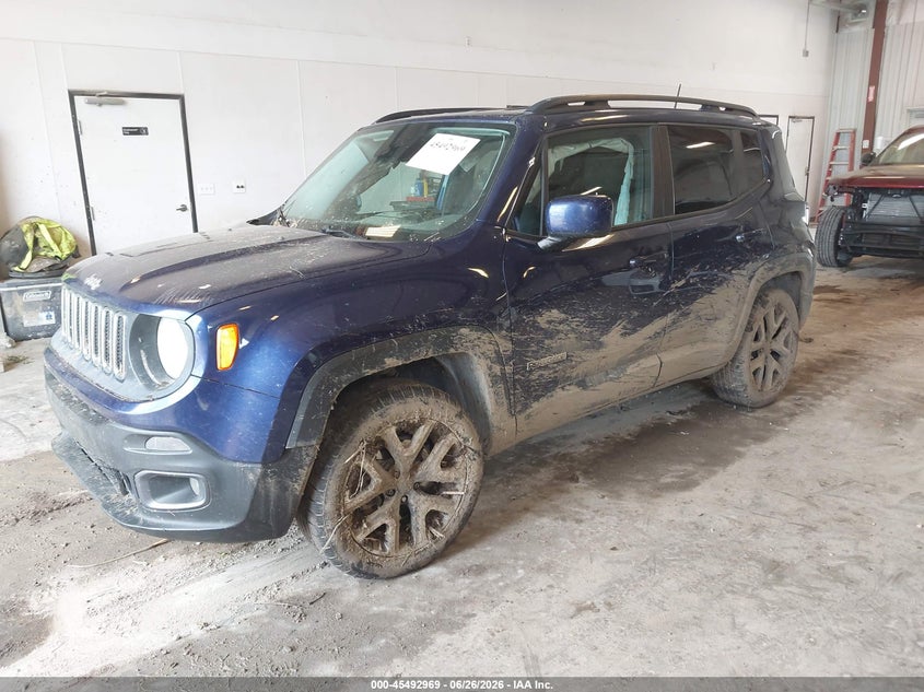 2016 Jeep Renegade VIN ZACCJBBT8GPC54010 IAAI salvage auction — UNDERCARRIAGE, Clear (Michigan), sold $600 on 2026-08-04 (photo 2)