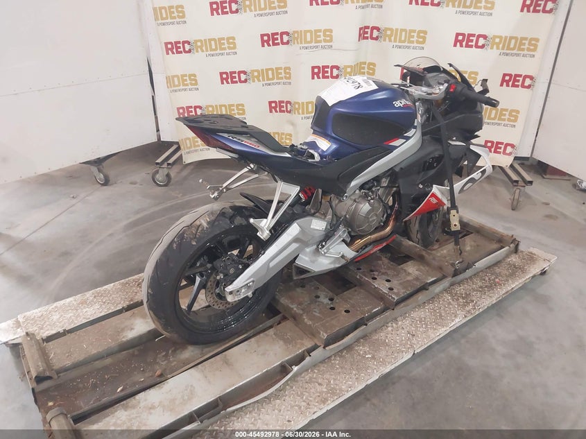 2024 Aprilia Rs VIN ZD4KSUG00RS002398 IAAI salvage auction — ALL OVER, Salvage (Georgia), sold $100 on 2026-07-28 (photo 4)
