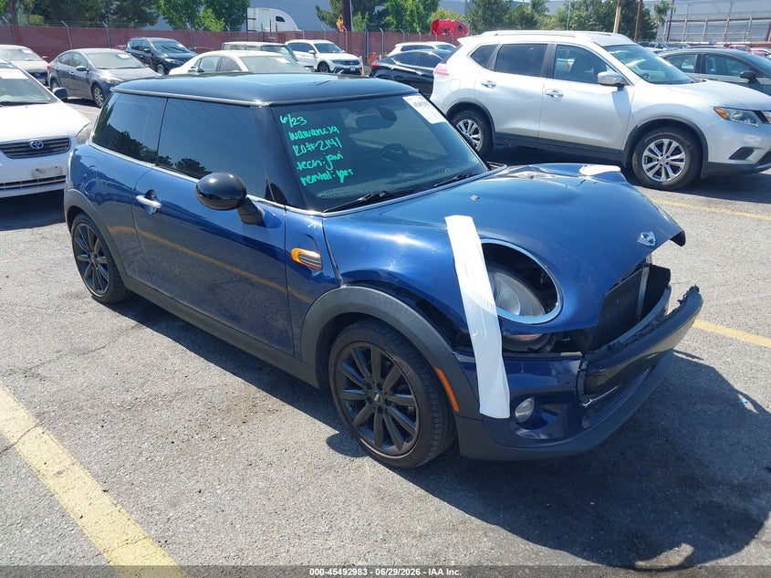 2018 Mini Hard top VIN WMWXP5C56J2G64033 IAAI salvage auction — FRONT END, Salvage (California), sold $1,150 on 2026-08-11 (photo 1)