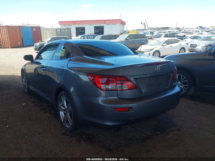 2015 Lexus Is 250c VIN JTHFF2C28F2533081 IAAI salvage auction — NORMAL WEAR, Clear (Arizona), sold $11,250 on 2026-07-14 (photo 3)