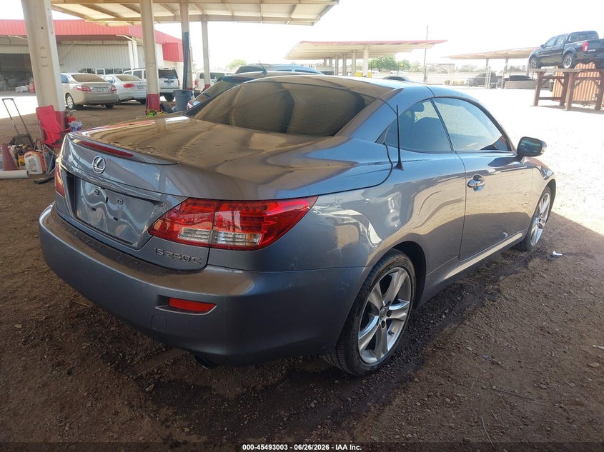 2015 Lexus Is 250c VIN JTHFF2C28F2533081 IAAI salvage auction — NORMAL WEAR, Clear (Arizona), sold $11,250 on 2026-07-14 (photo 4)