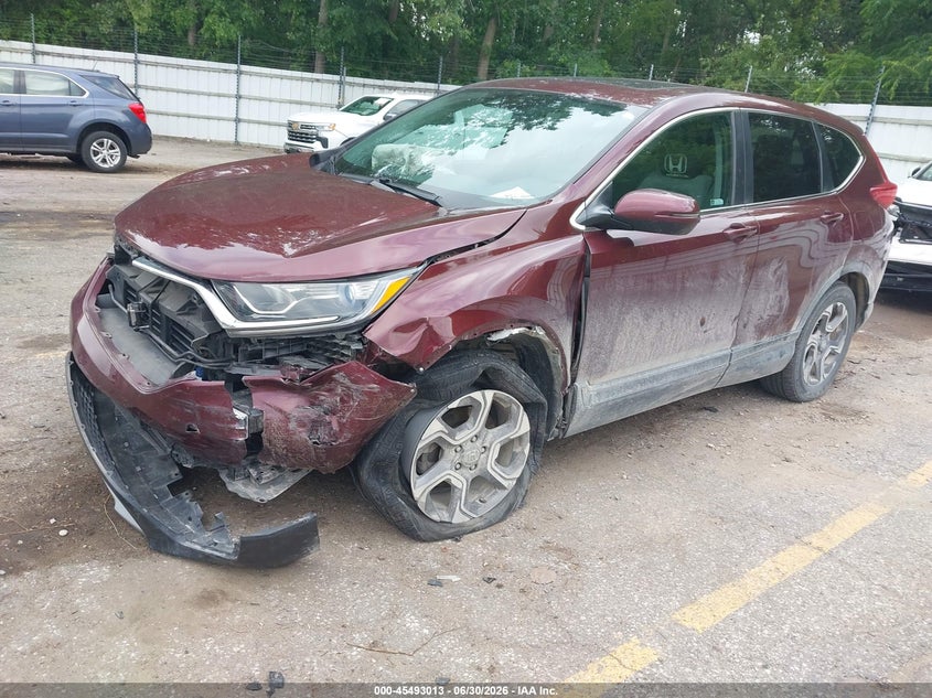 2018 Honda Cr-v VIN 7FARW2H5XJE036433 IAAI salvage auction — FRONT END, Clear (Michigan), sold $4,850 on 2026-07-22 (photo 2)