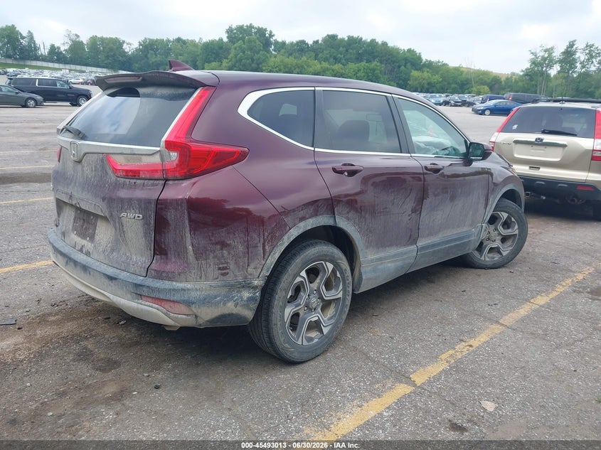 2018 Honda Cr-v VIN 7FARW2H5XJE036433 IAAI salvage auction — FRONT END, Clear (Michigan), sold $4,750 on 2026-07-22 (photo 4)