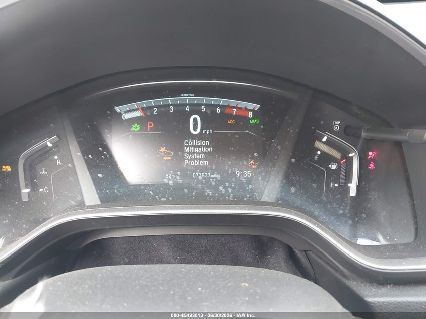 2018 Honda Cr-v VIN 7FARW2H5XJE036433 IAAI salvage auction — FRONT END, Clear (Michigan), sold $4,750 on 2026-07-22 (photo 7)