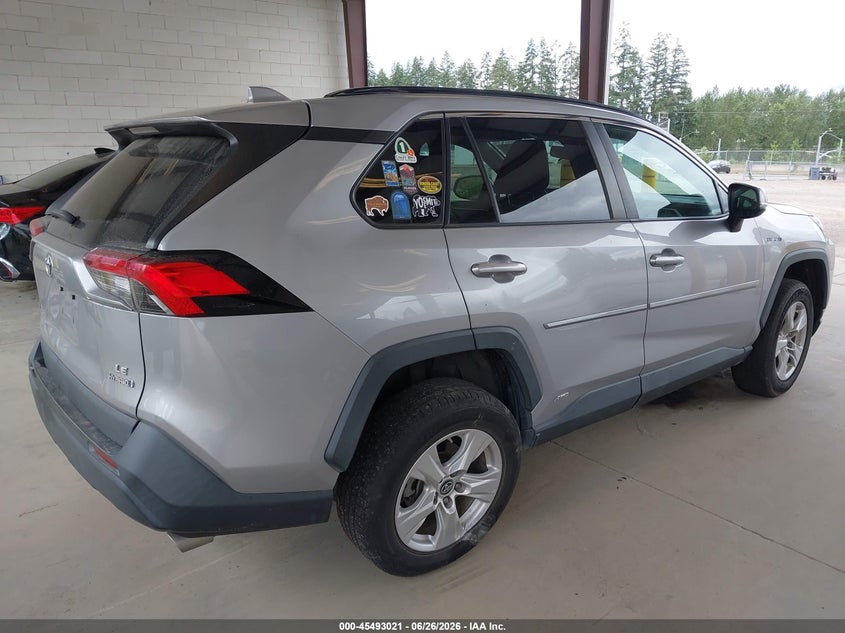 2020 Toyota Rav 4 VIN 2T3MWRFV0LW082299 IAAI salvage auction — REAR END, Bill Of Sale (Washington), sold $9,900 on 2026-07-29 (photo 4)