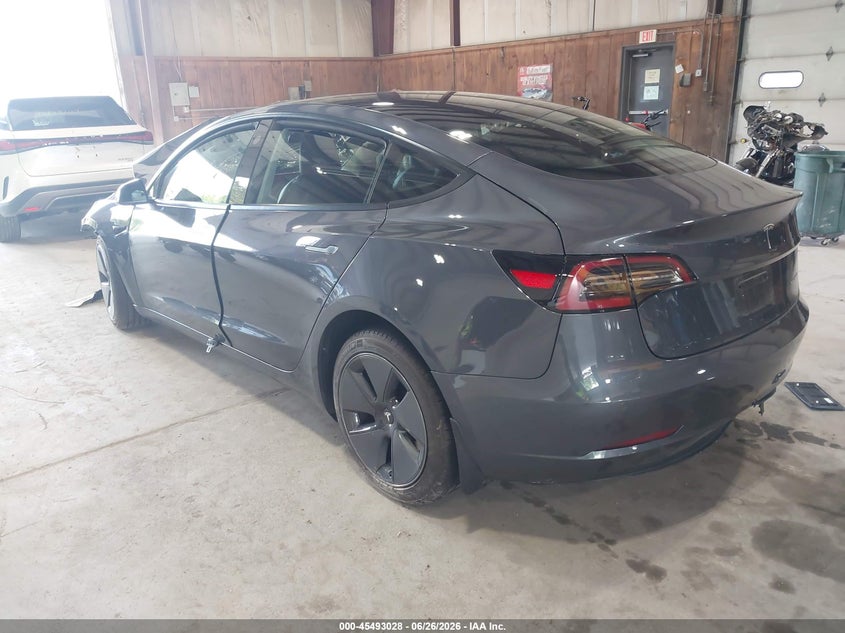 2022 Tesla Model 3 VIN 5YJ3E1EB2NF246023 IAAI salvage auction — FRONT END, Mv-907A (New York), sold $5,250 on 2026-07-30 (photo 3)