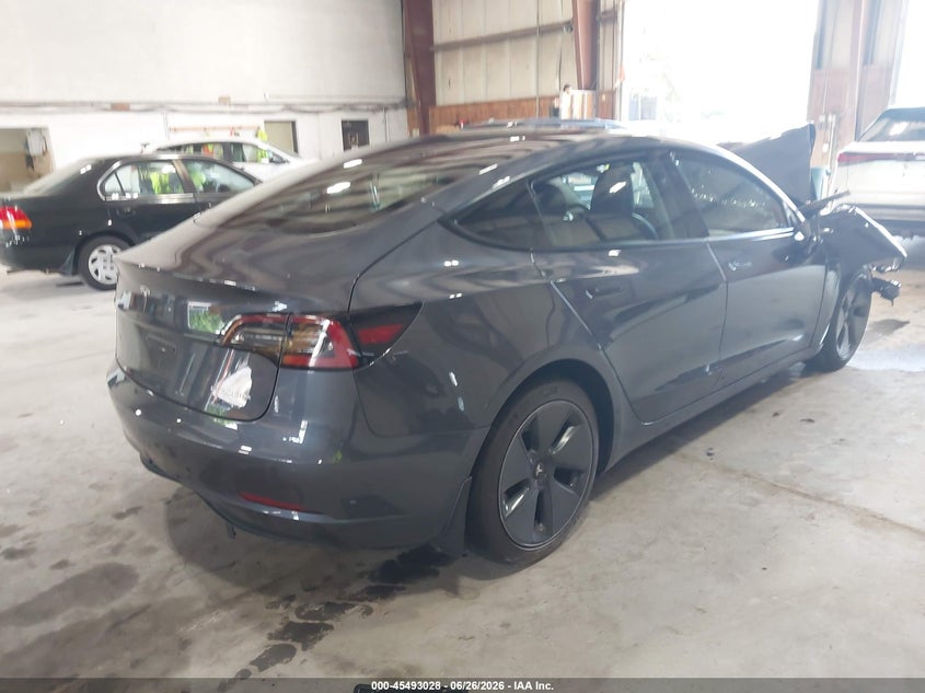2022 Tesla Model 3 VIN 5YJ3E1EB2NF246023 IAAI salvage auction — FRONT END, Mv-907A (New York), sold $5,250 on 2026-07-30 (photo 4)