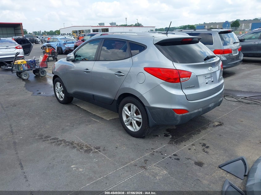 2013 Hyundai Tucson VIN KM8JU3AC9DU549385 IAAI salvage auction — FRONT END, Salvage (Missouri), sold $2,000 on 2026-08-23 (photo 3)