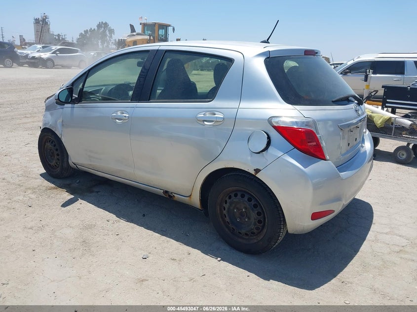 2012 Toyota Yaris VIN JTDKTUD37CD531589 IAAI salvage auction — LEFT FRONT, Salvage (California), sold $1,150 on 2026-07-29 (photo 3)