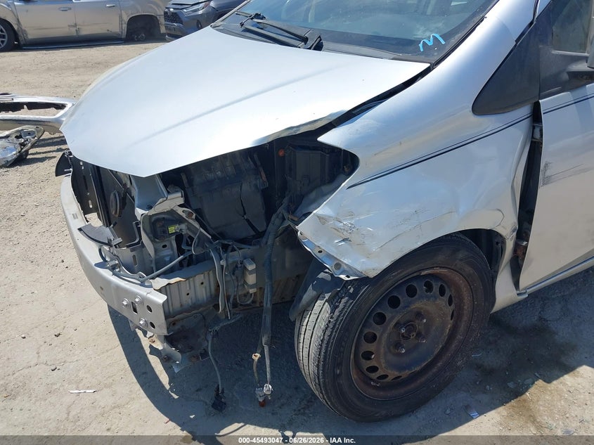 2012 Toyota Yaris VIN JTDKTUD37CD531589 IAAI salvage auction — LEFT FRONT, Salvage (California), sold $1,150 on 2026-07-29 (photo 6)