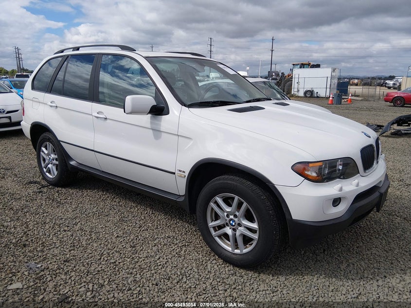 2004 BMW X5 VIN 5UXFA13534LU37658 IAAI salvage auction — NORMAL WEAR, Clear - Public Restricted (Oregon), sold $350 on 2026-07-06 (photo 1)