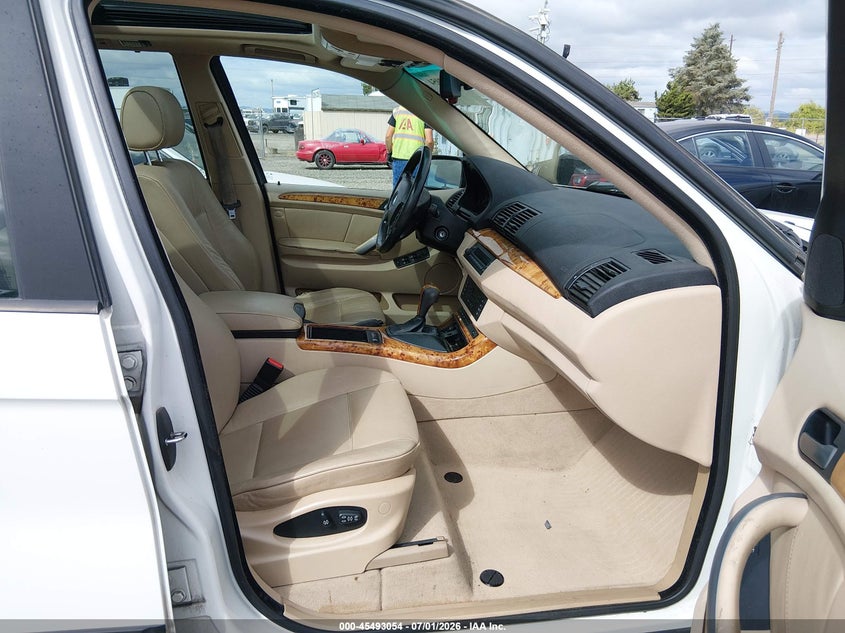 2004 BMW X5 VIN 5UXFA13534LU37658 IAAI salvage auction — NORMAL WEAR, Clear - Public Restricted (Oregon), sold $350 on 2026-07-06 (photo 5)