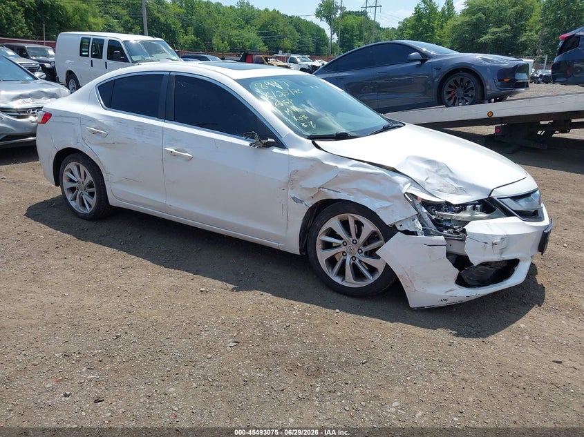 2018 Acura Ilx VIN 19UDE2F75JA008997 IAAI salvage auction — FRONT END, Salvage Title, sold $1,950 on 2026-07-26 (photo 1)