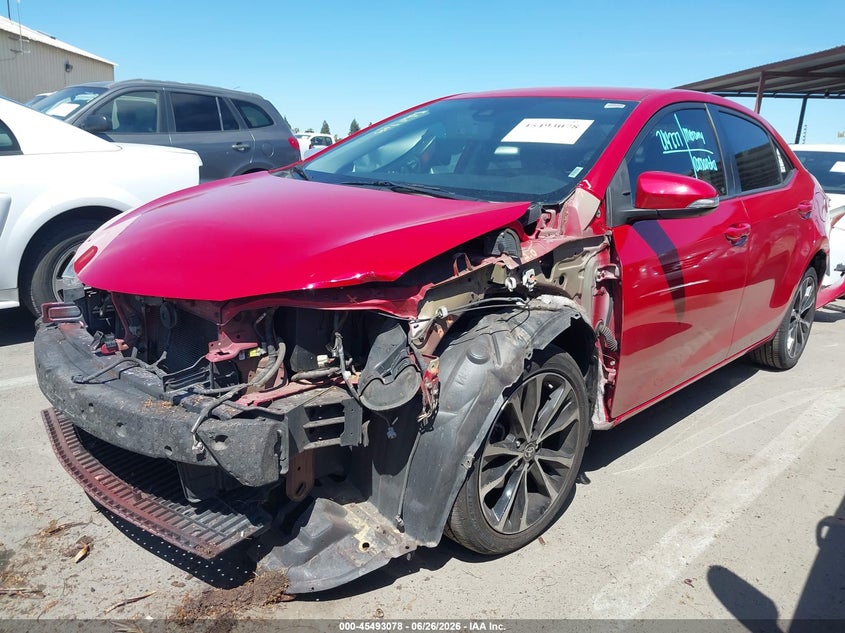 2017 Toyota Corolla VIN 5YFBURHE2HP644781 IAAI salvage auction — FRONT END, Salvage (California), sold $2,350 on 2026-07-11 (photo 2)