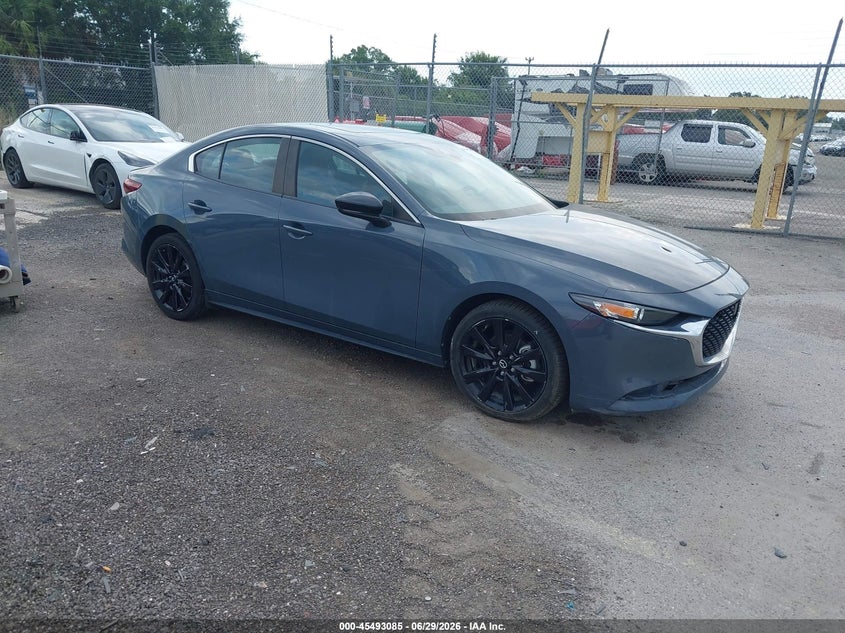 2023 Mazda 3 VIN 3MZBPBCM4PM359581 IAAI salvage auction — FRONT END, Salvage Title, sold $14,500 on 2026-08-26 (photo 1)