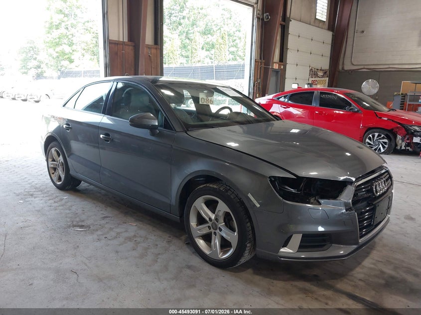 2017 Audi A3 VIN WAUB8GFF2H1071340 IAAI salvage auction — FRONT END, Salvage Title, sold $3,300 on 2026-07-30 (photo 1)