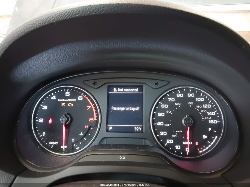 2017 Audi A3 VIN WAUB8GFF2H1071340 IAAI salvage auction — FRONT END, Salvage Title, sold $3,300 on 2026-07-30 (photo 7)