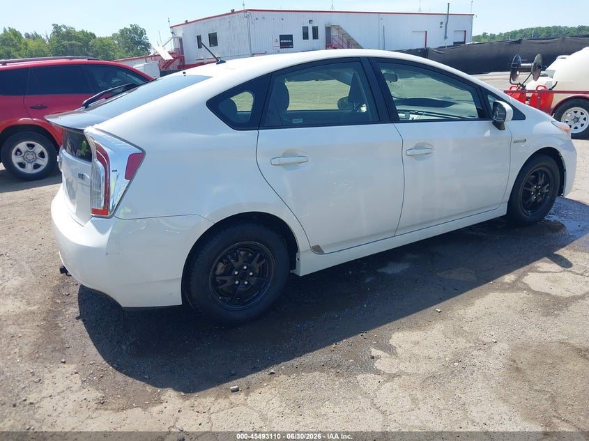2013 Toyota Prius VIN JTDKN3DU4D5542901 IAAI salvage auction — FRONT END, Salvage Title, sold $2,300 on 2026-07-29 (photo 4)