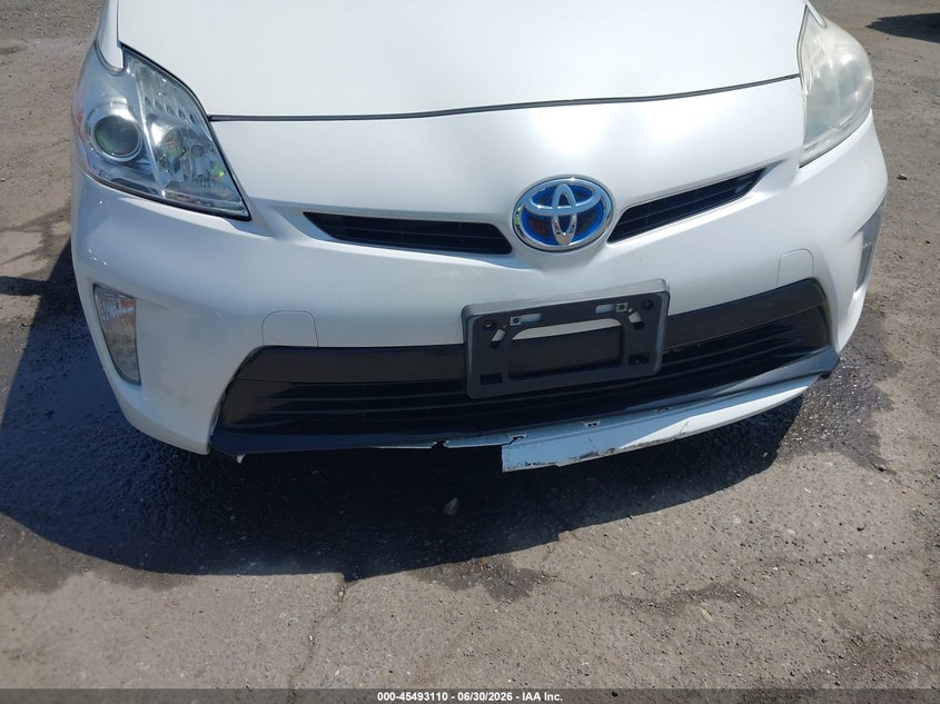 2013 Toyota Prius VIN JTDKN3DU4D5542901 IAAI salvage auction — FRONT END, Salvage Title, sold $2,300 on 2026-07-29 (photo 6)