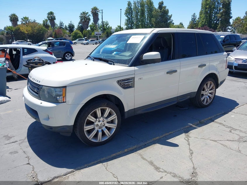 2010 Land rover Range rover sport VIN SALSH2E41AA246925 IAAI salvage auction — NORMAL WEAR, Clear - Dealer Only (California), sold $650 on 2026-07-29 (photo 2)