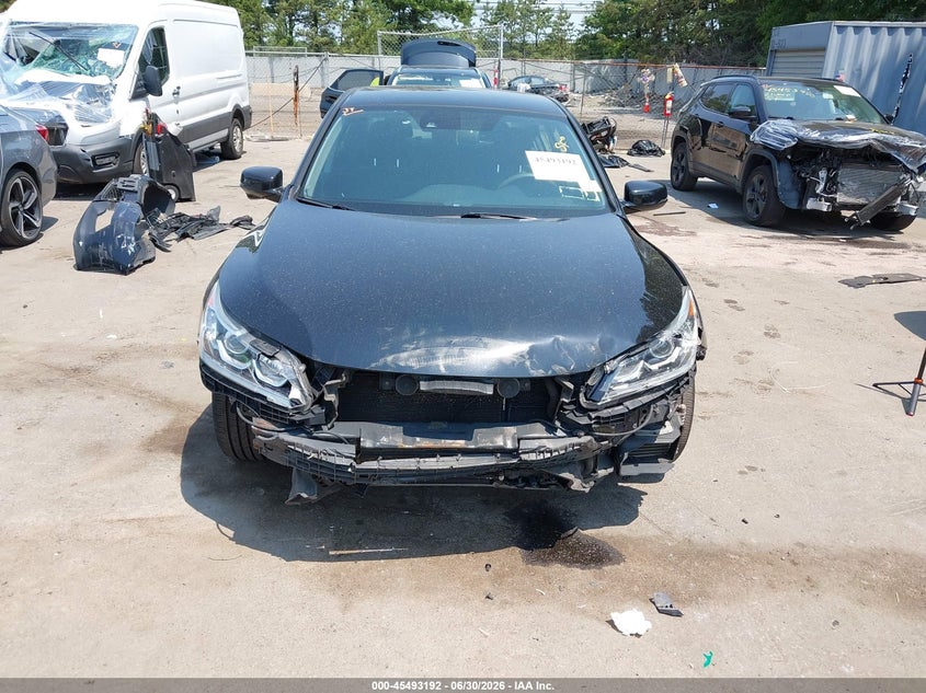 2017 Honda Accord VIN JHMCR6F3XHC011801 IAAI salvage auction — FRONT END, Salvage Title, sold $875 on 2026-07-28 (photo 6)