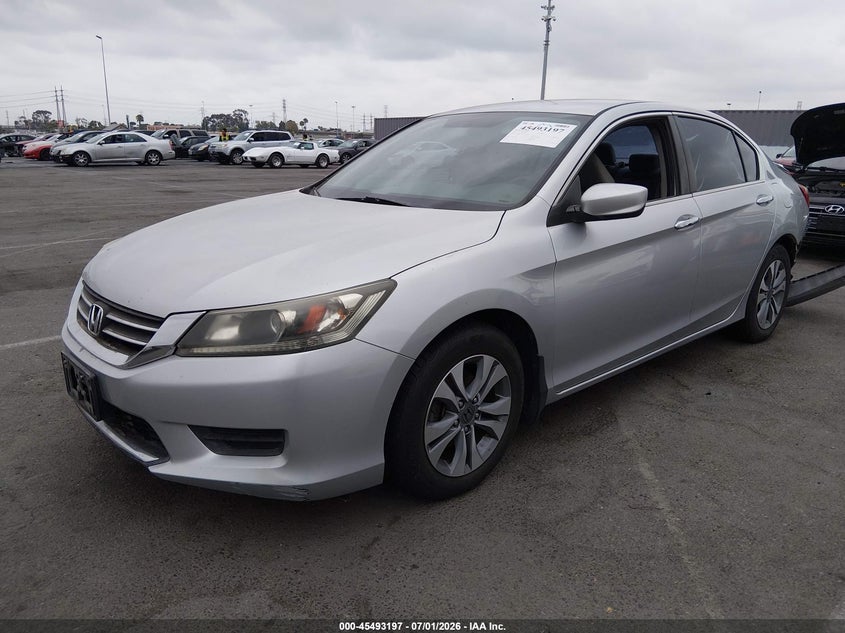 2015 Honda Accord VIN 1HGCR2F33FA033210 IAAI salvage auction — REAR END, Salvage (California), sold $1,250 on 2026-07-09 (photo 2)