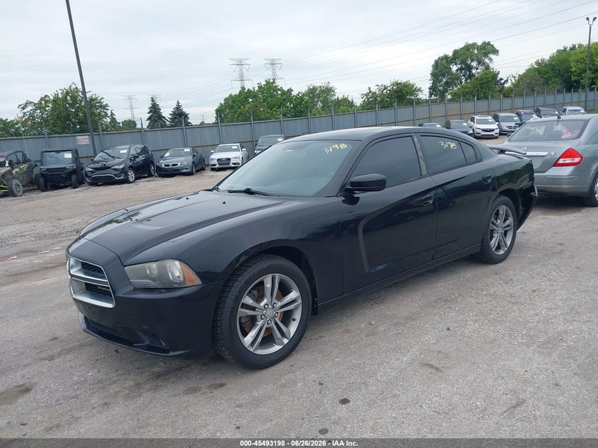 2013 Dodge Charger VIN 2C3CDXJG6DH541209 IAAI salvage auction — FRONT & REAR, Salvage Title, sold $1,000 on 2026-07-31 (photo 2)