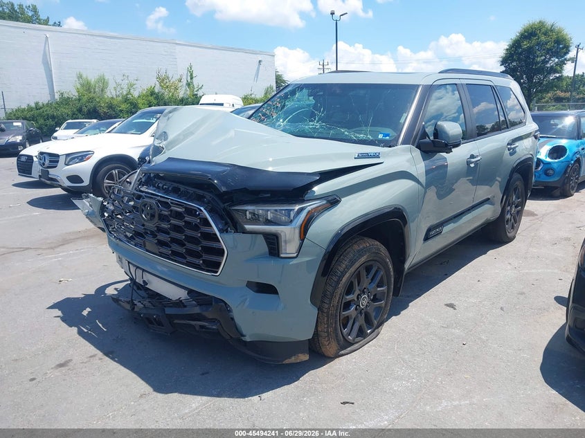 2024 Toyota Sequoia VIN 7SVAAABA7RX026795 IAAI salvage auction — FRONT END, Salvage (North Carolina), sold $37,450 on 2026-07-29 (photo 2)