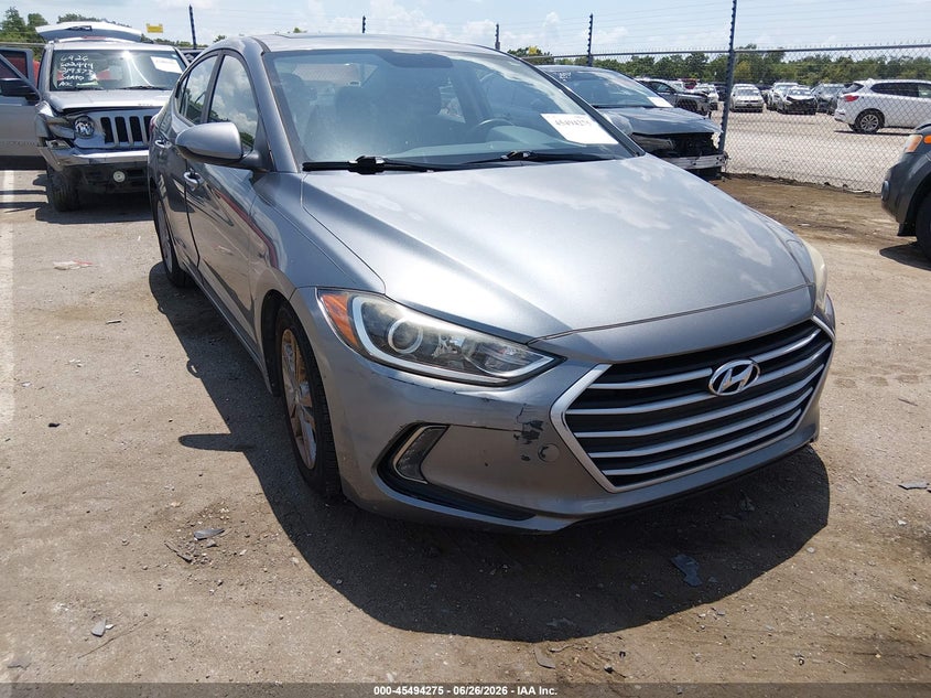 2017 Hyundai Elantra VIN KMHD84LF7HU407458 IAAI salvage auction — NORMAL WEAR, Clear (Louisiana), sold $3,950 on 2026-07-06 (photo 1)