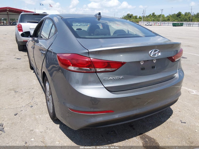 2017 Hyundai Elantra VIN KMHD84LF7HU407458 IAAI salvage auction — NORMAL WEAR, Clear (Louisiana), sold $3,950 on 2026-07-06 (photo 3)