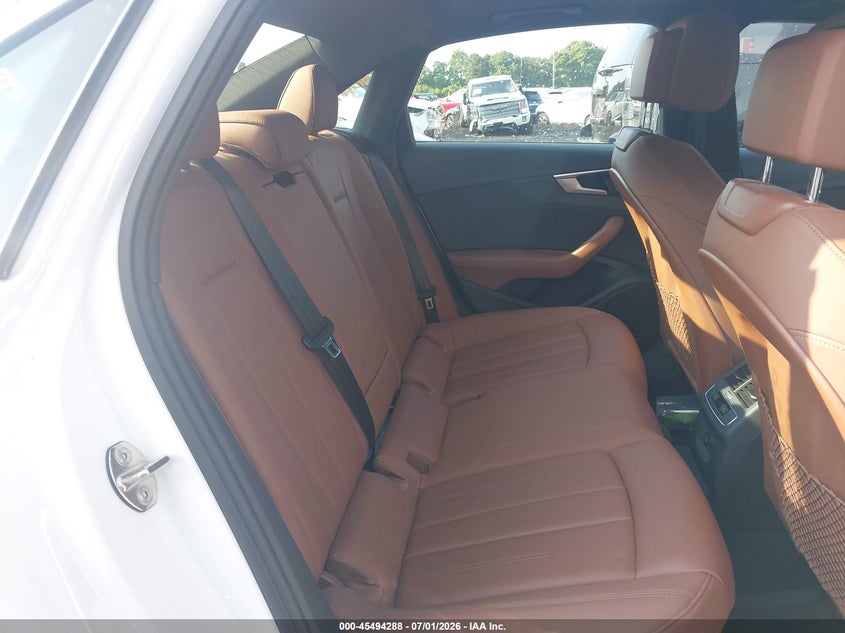 2020 Audi A4 VIN WAUDNAF43LA062782 IAAI salvage auction — REAR END, Salvage Title, sold $7,900 on 2026-07-25 (photo 8)