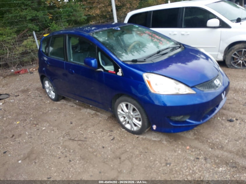 2009 Honda Fit VIN JHMGE88459S070714 IAAI salvage auction — NORMAL WEAR, Clear (Indiana), sold $375 on 2026-07-22 (photo 1)