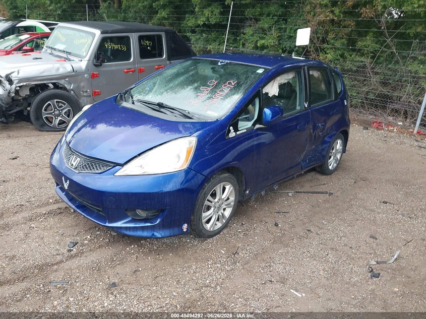 2009 Honda Fit VIN JHMGE88459S070714 IAAI salvage auction — NORMAL WEAR, Clear (Indiana), sold $375 on 2026-07-22 (photo 2)