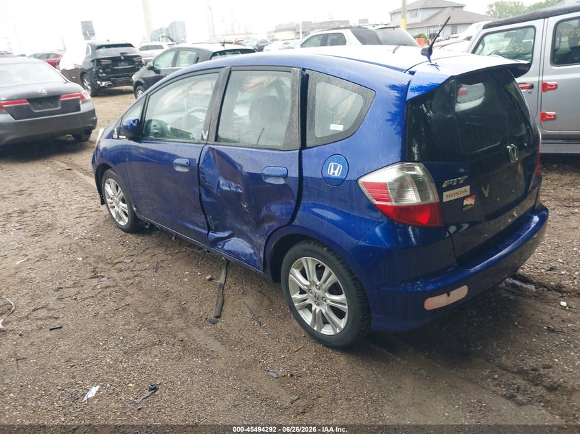 2009 Honda Fit VIN JHMGE88459S070714 IAAI salvage auction — NORMAL WEAR, Clear (Indiana), sold $375 on 2026-07-22 (photo 3)