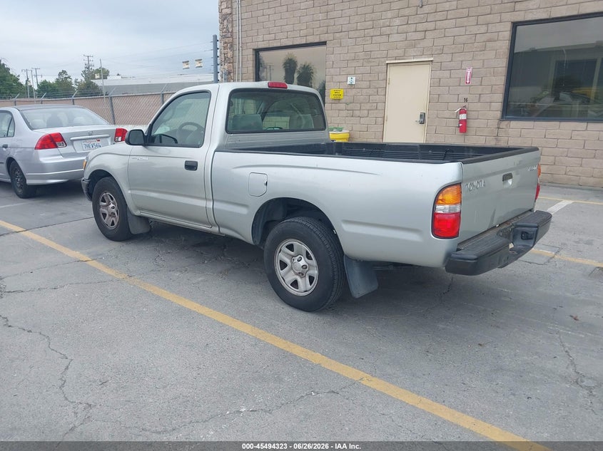 2004 Toyota Tacoma VIN 5TENL42N24Z459419 IAAI salvage auction — RIGHT SIDE, Salvage (California), sold $3,350 on 2026-07-13 (photo 3)
