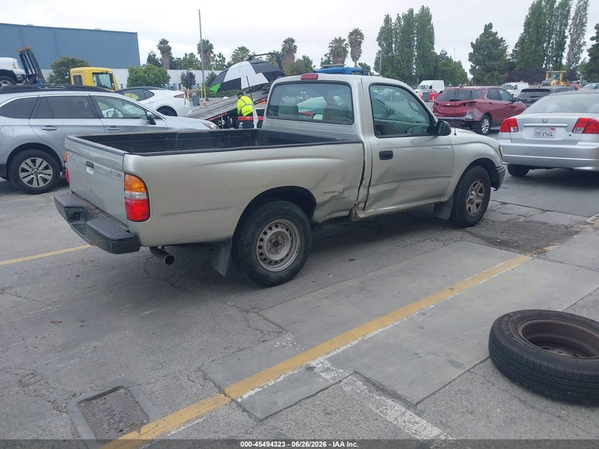 2004 Toyota Tacoma VIN 5TENL42N24Z459419 IAAI salvage auction — RIGHT SIDE, Salvage (California), sold $3,350 on 2026-07-13 (photo 4)