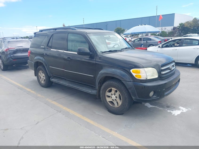2001 Toyota Sequoia VIN 5TDZT38A31S011201 IAAI salvage auction — NORMAL WEAR, Salvage Title - Dealer (California), sold $400 on 2026-07-29 (photo 1)