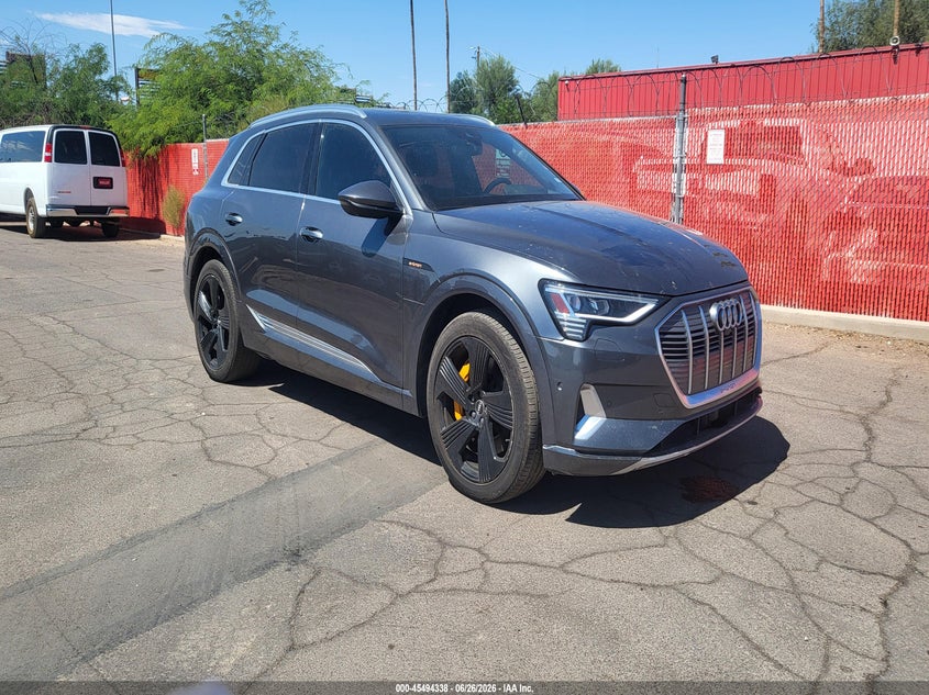 2019 Audi E-tron VIN WA1VAAGE1KB007017 IAAI salvage auction — NORMAL WEAR, Clear (Arizona), sold $8,100 on 2026-07-11 (photo 1)