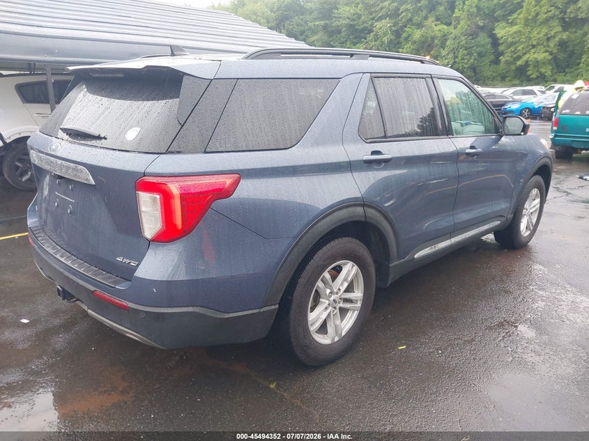 2021 Ford Explorer VIN 1FMSK8DH4MGC20042 IAAI salvage auction — ELECTRICAL, Salvage (Connecticut), sold $7,000 on 2026-07-29 (photo 4)