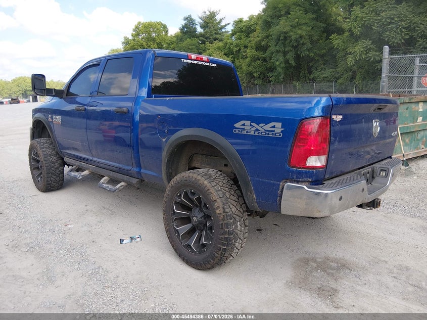 2018 Ram 2500 VIN 3C6UR5CL6JG126488 IAAI salvage auction — RIGHT FRONT, Salvage (Virginia), sold $8,900 on 2026-07-22 (photo 3)