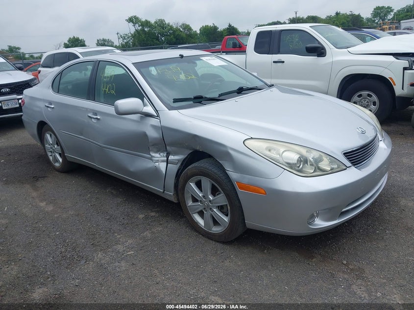 2005 Lexus Es 330 VIN JTHBA30GX55142661 IAAI salvage auction — RIGHT FRONT, Clear (Virginia), sold $1,350 on 2026-07-09 (photo 1)