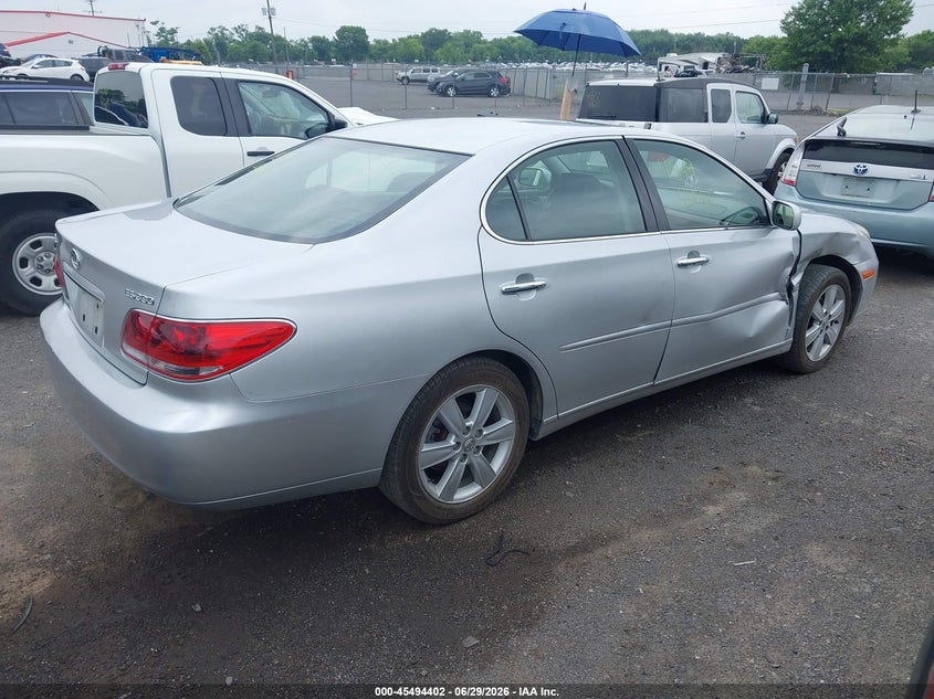 2005 Lexus Es 330 VIN JTHBA30GX55142661 IAAI salvage auction — RIGHT FRONT, Clear (Virginia), sold $1,350 on 2026-07-09 (photo 4)
