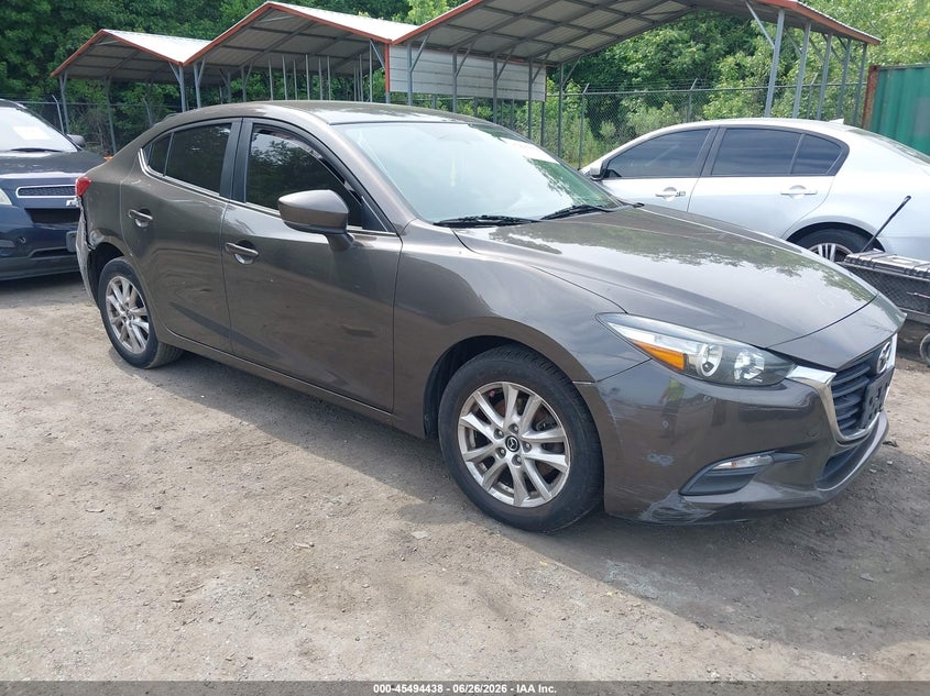 2017 Mazda 3 VIN 3MZBN1U78HM109383 IAAI salvage auction — FRONT END, Salvage - Greater Than 75% (Maryland), sold $1,200 on 2026-07-29 (photo 1)