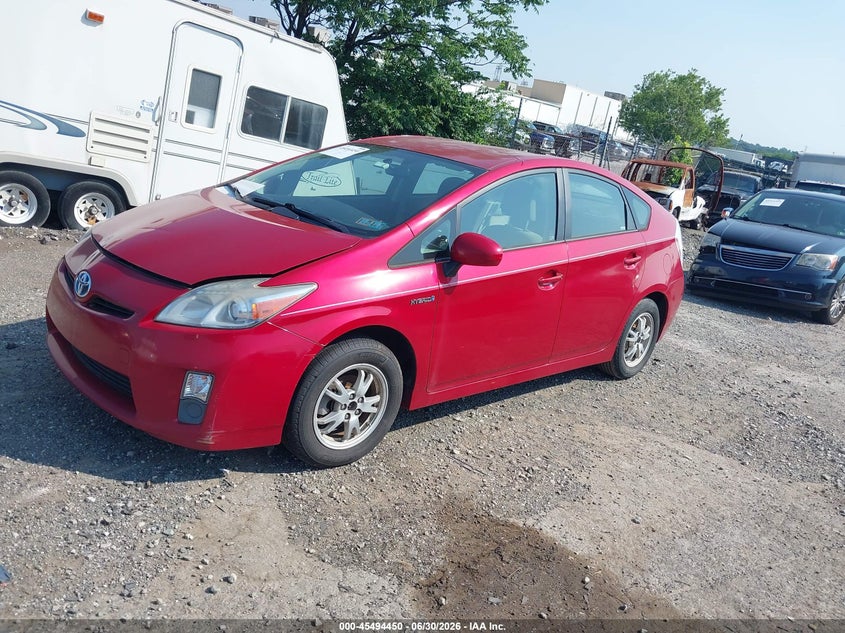 2010 Toyota Prius VIN JTDKN3DU0A1304000 IAAI salvage auction — NORMAL WEAR, Clear (Pennsylvania), sold $425 on 2026-07-17 (photo 2)