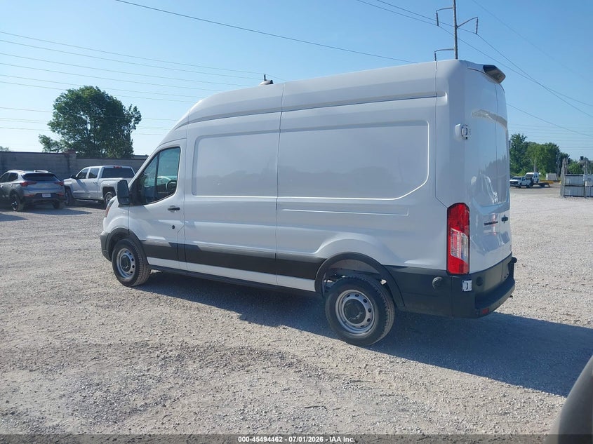 2026 Ford Transit VIN 1FTBR1X86TKA89985 IAAI salvage auction — HAIL, Enterprise Vehicles Clear Only (Kansas), sold $34,000 on 2026-07-08 (photo 3)