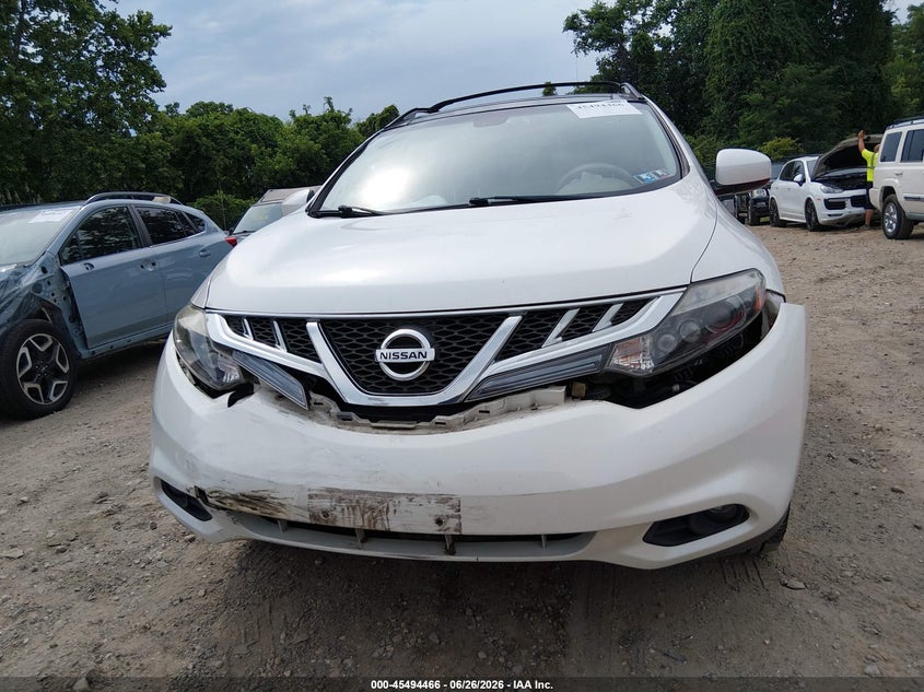 2012 Nissan Murano VIN JN8AZ1MU9CW108622 IAAI salvage auction — FRONT END, Salvage - Greater Than 75% (Maryland), sold $375 on 2026-07-16 (photo 6)