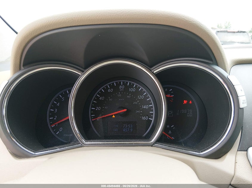 2012 Nissan Murano VIN JN8AZ1MU9CW108622 IAAI salvage auction — FRONT END, Salvage - Greater Than 75% (Maryland), sold $375 on 2026-07-16 (photo 7)