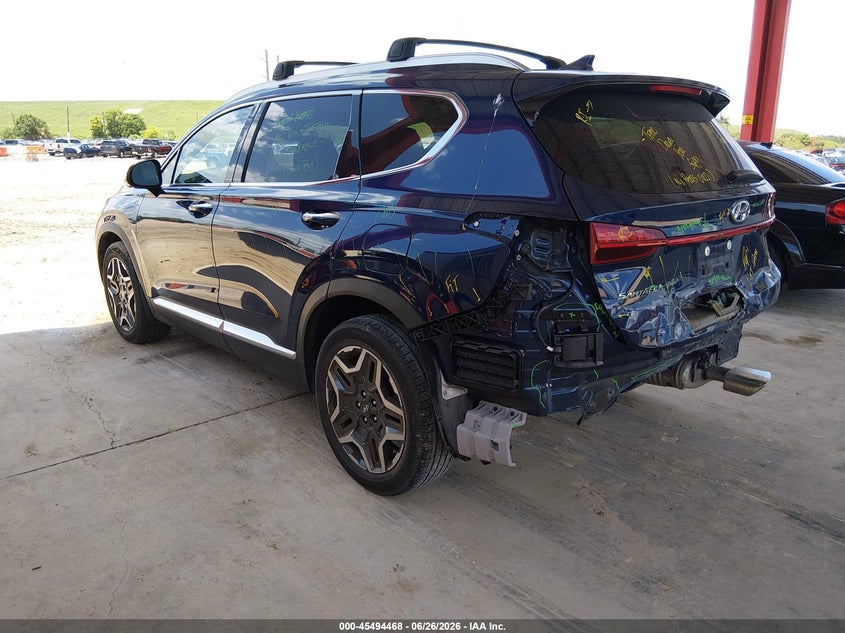 2021 Hyundai Santa fe VIN 5NMS44AL8MH364363 IAAI salvage auction — REAR END, Rebuildable (Florida), sold $7,100 on 2026-07-10 (photo 3)