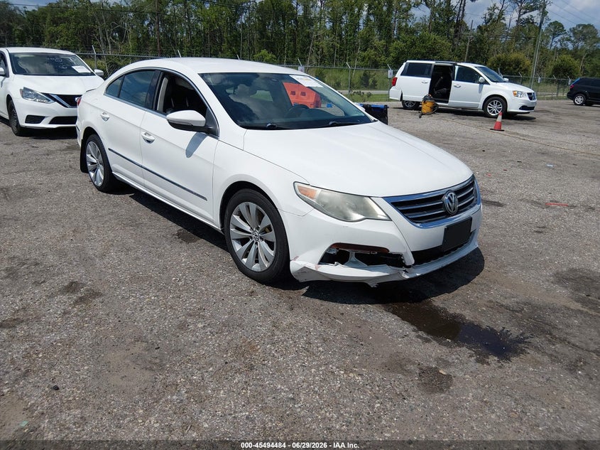 2012 Volkswagen Cc VIN WVWMN7AN0CE504139 IAAI salvage auction — NORMAL WEAR, Clear (Florida), sold $25 on 2026-08-11 (photo 1)